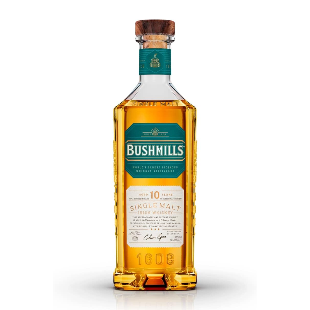 Bushmills 10 Year Old Single Malt Irish Whiskey