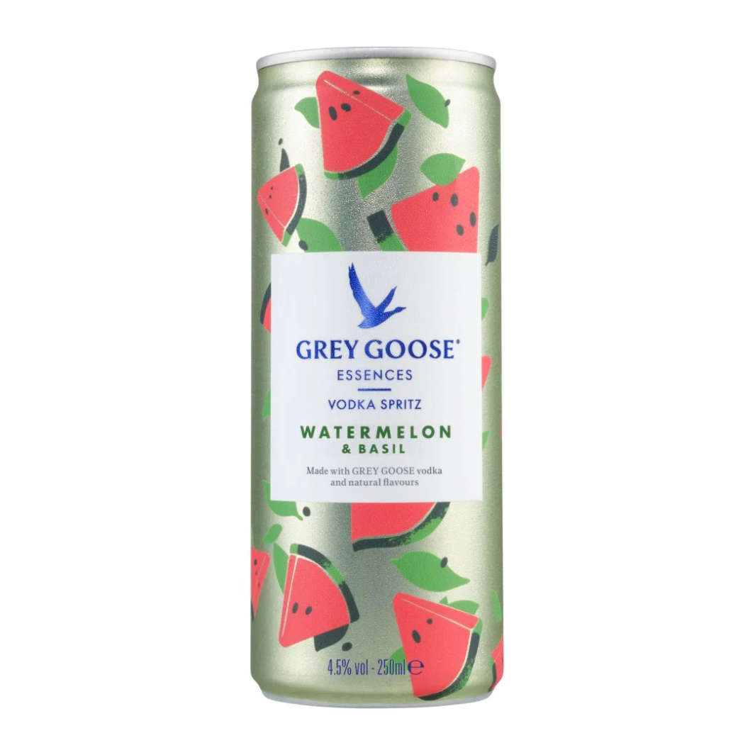 Grey Goose Essences Watermelon & Basil Vodka Spritz 12 x 250ml