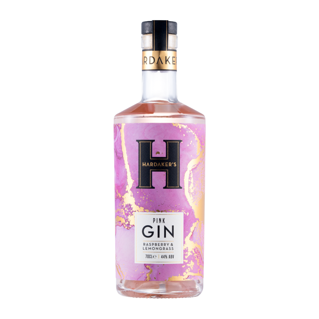 Hardaker's Pink Raspberry & Lemongrass Gin