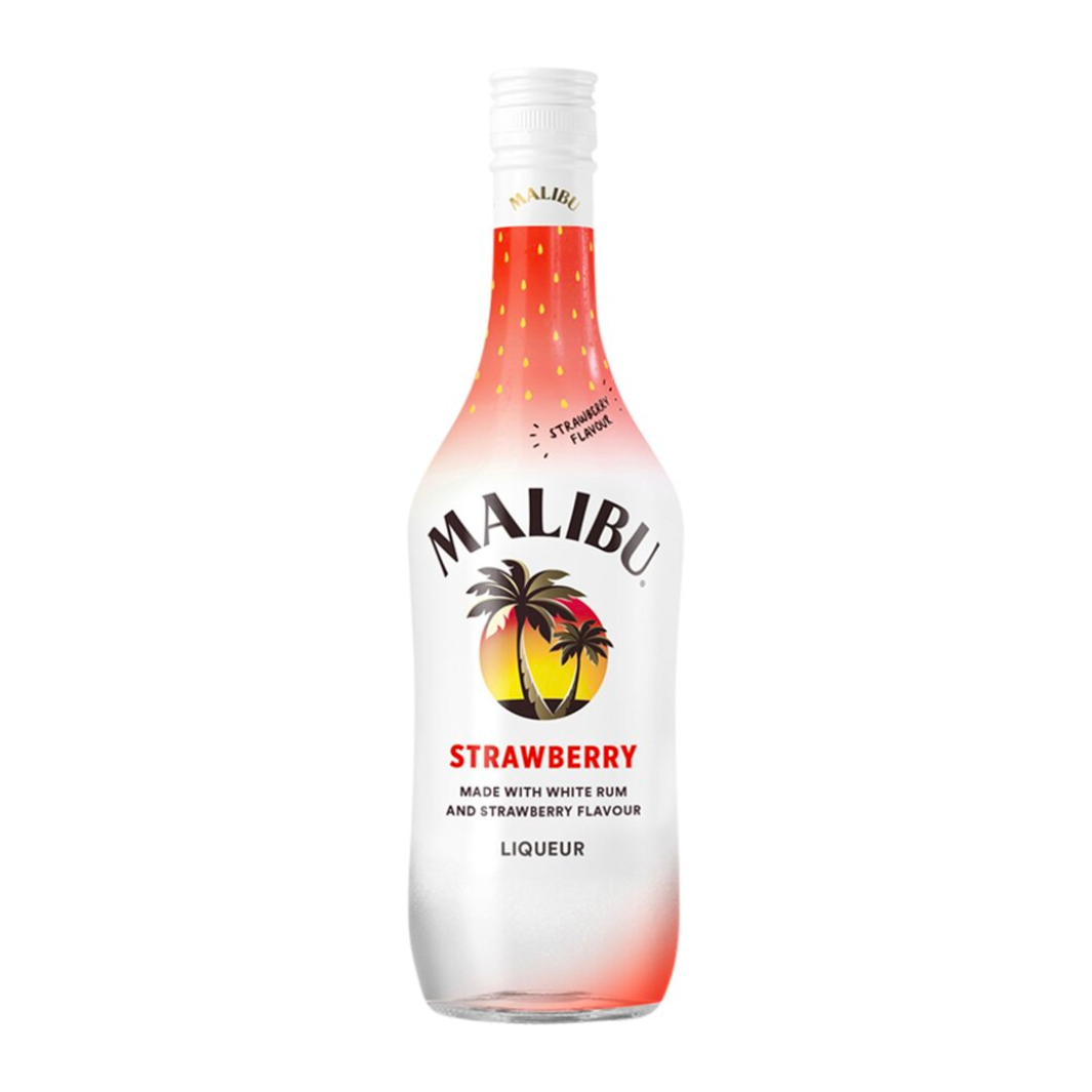 Malibu Original White Rum Liqueur with Strawberry