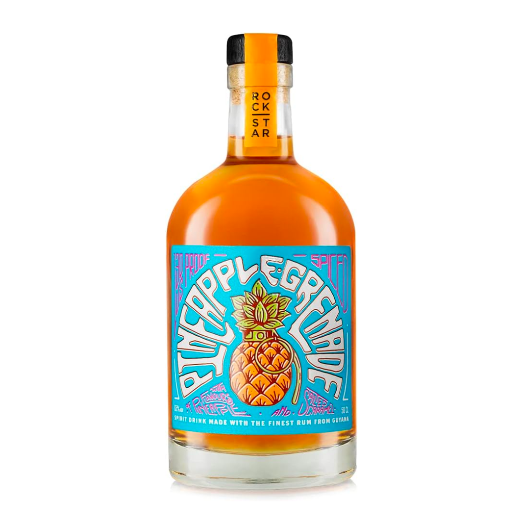 Rockstar Spirits Pineapple Grenade Overproof Spiced Rum