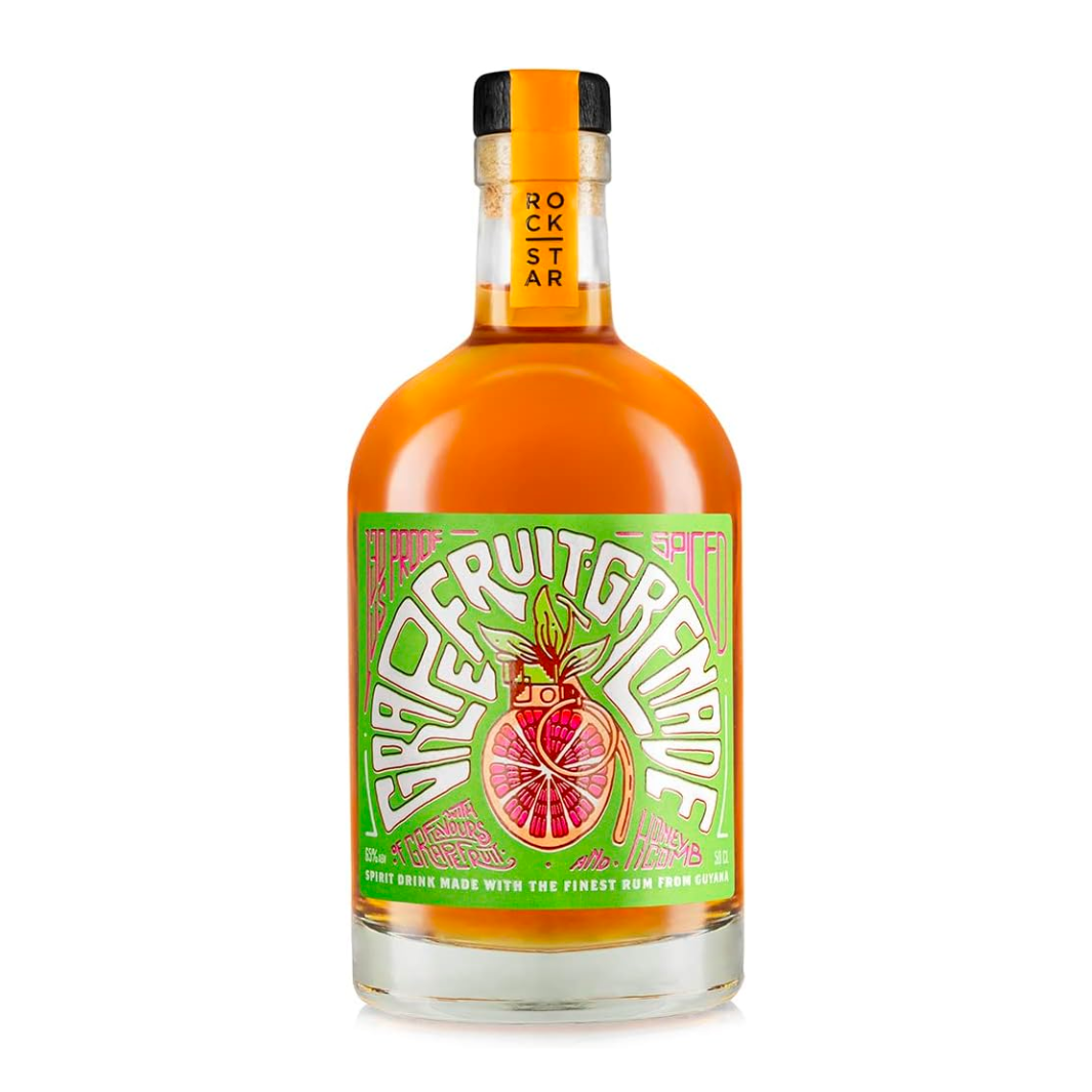 Rockstar Spirits Grapefruit Grenade Overproof Spiced Rum