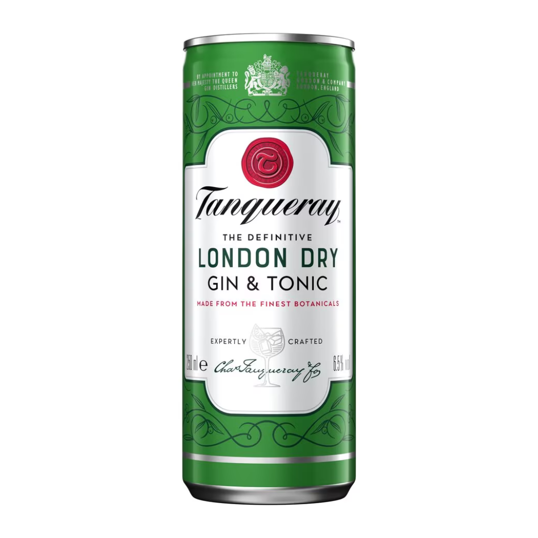 Tanqueray Gin & Tonic Can 12 x 250ml