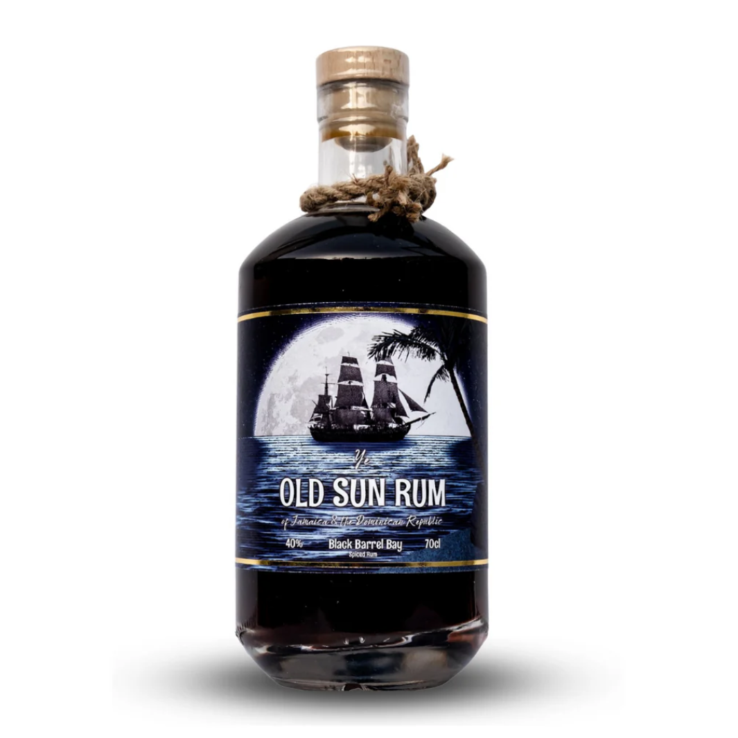 Old Sun Rum Black Barrel Bay Spiced Rum